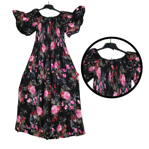 Western Hands Smoky Long Dress